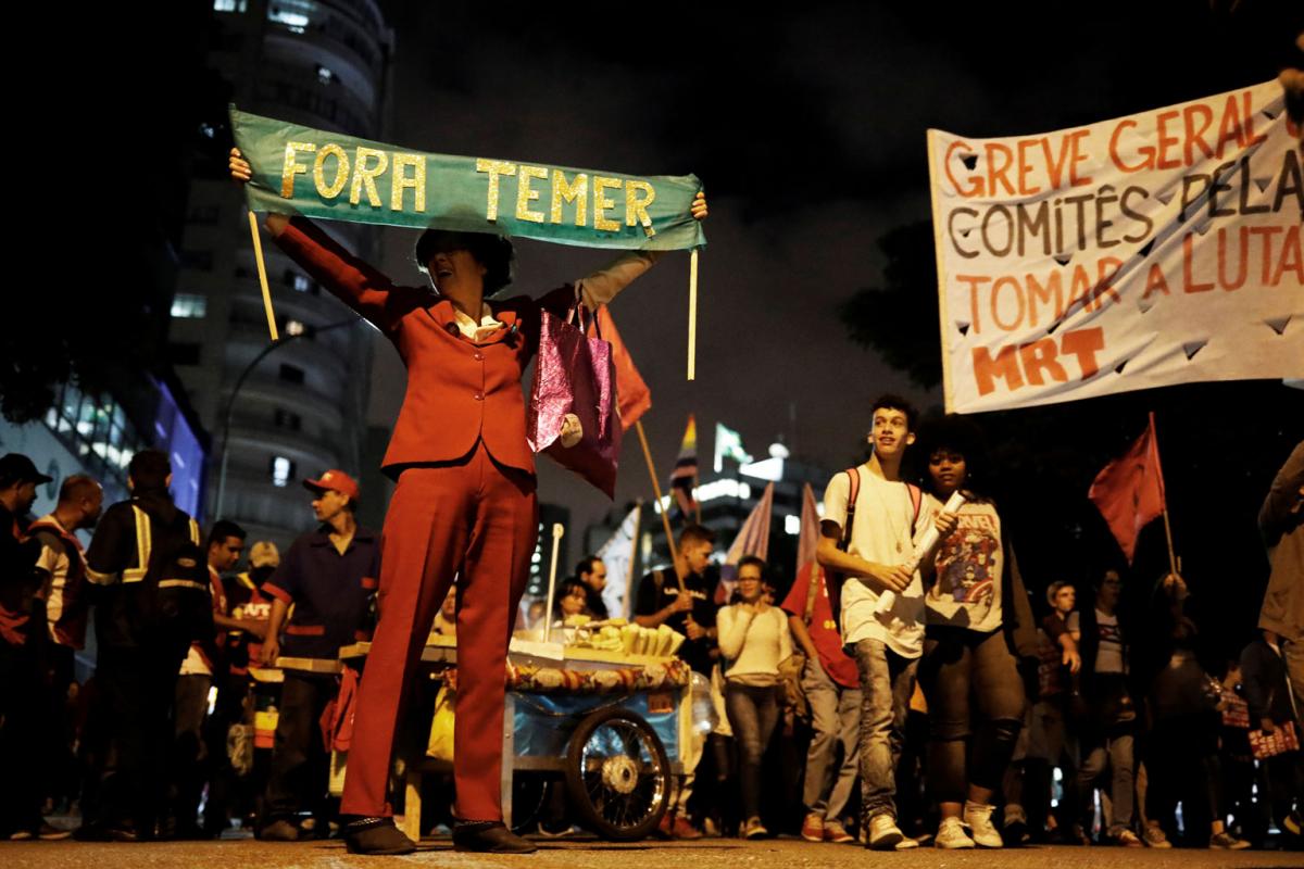 Protest in Brasilien