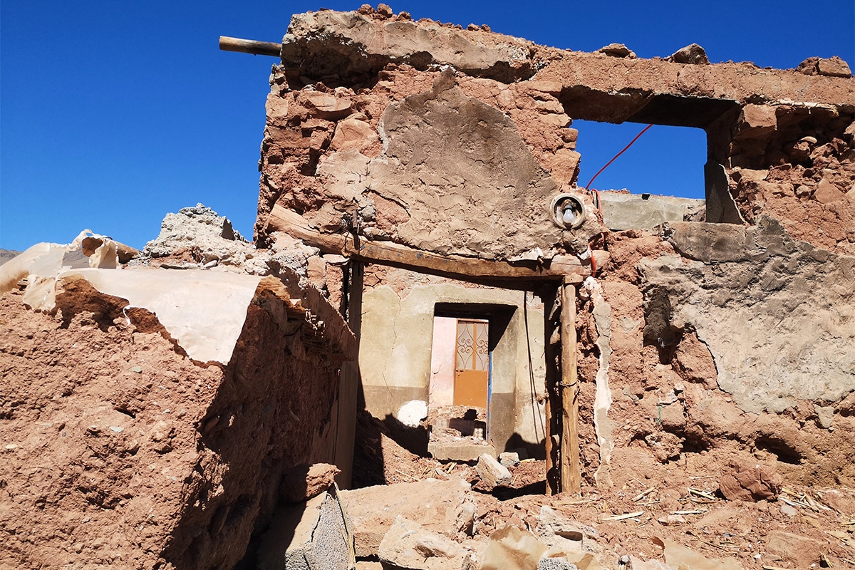 Nur noch Steinhaufen. Im marokkanischen Atlasgebirge liegen nach einem Erdbeben ganze Bergdörfer in Trümmern
