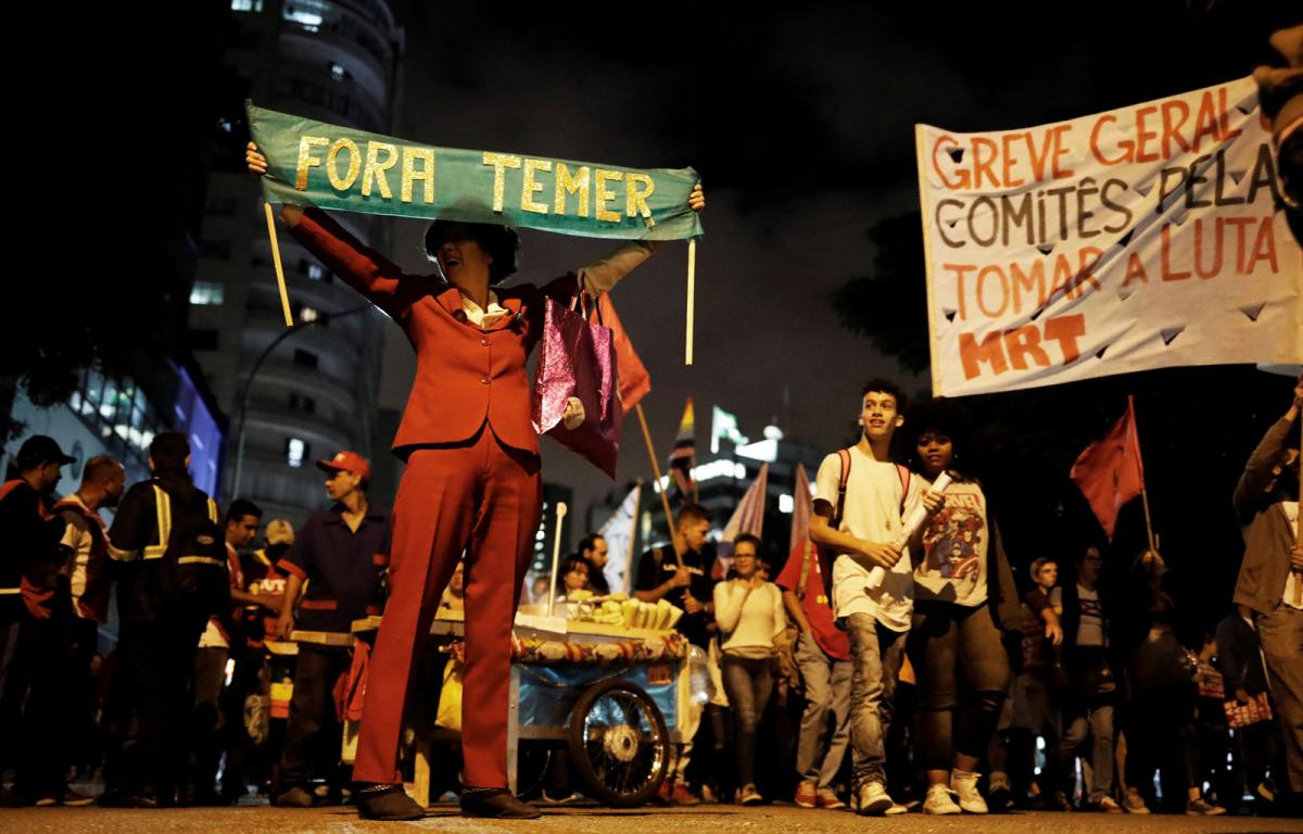 Protest in Brasilien