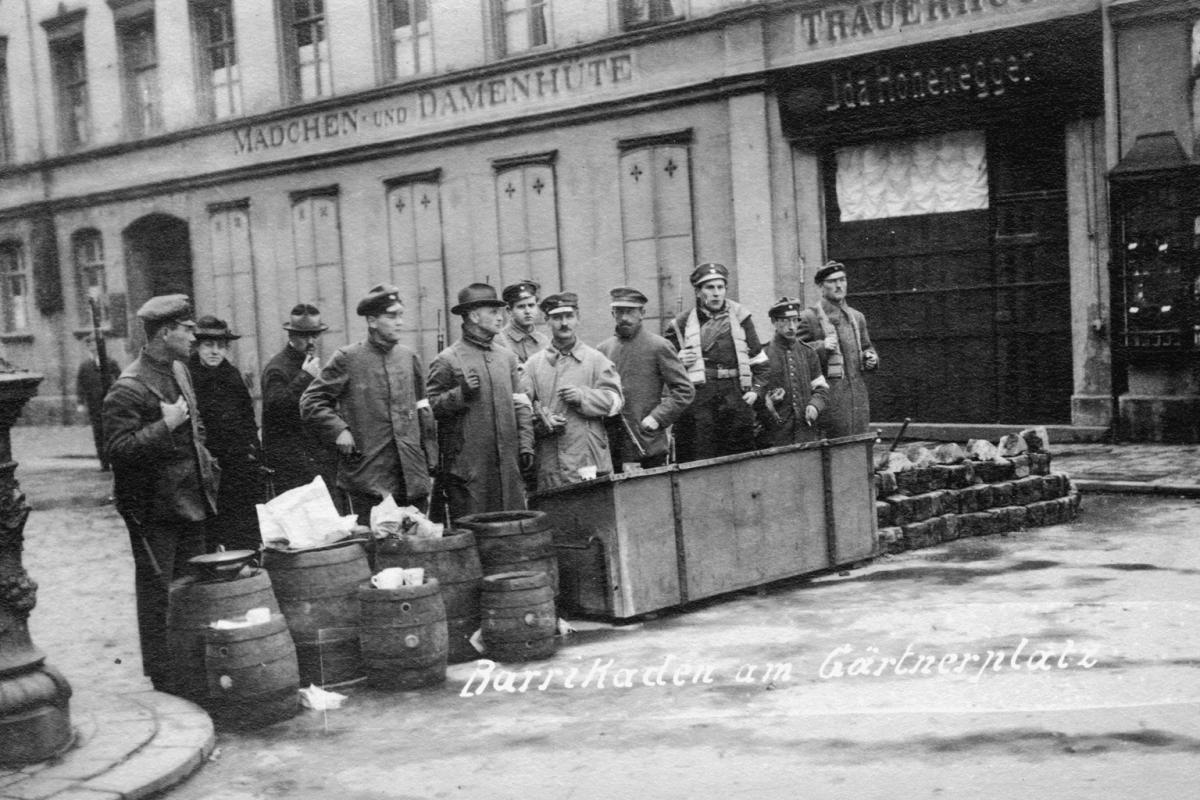 Barrikaden, München, 1919