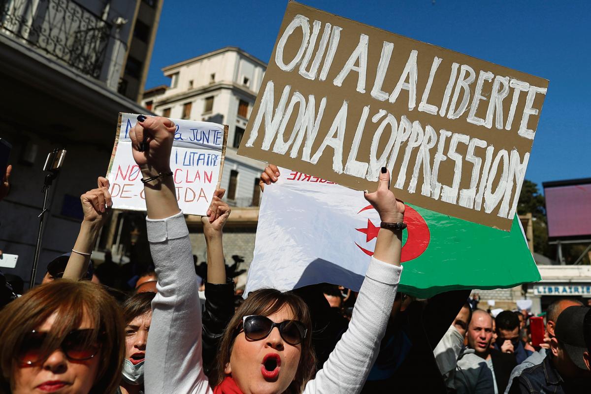 Protest in Algerien