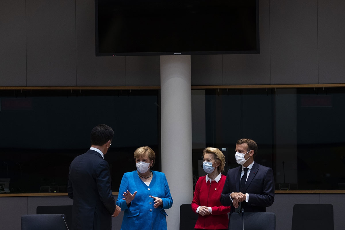 EU, Merkel, Von der Leyen, Macron, Rutte