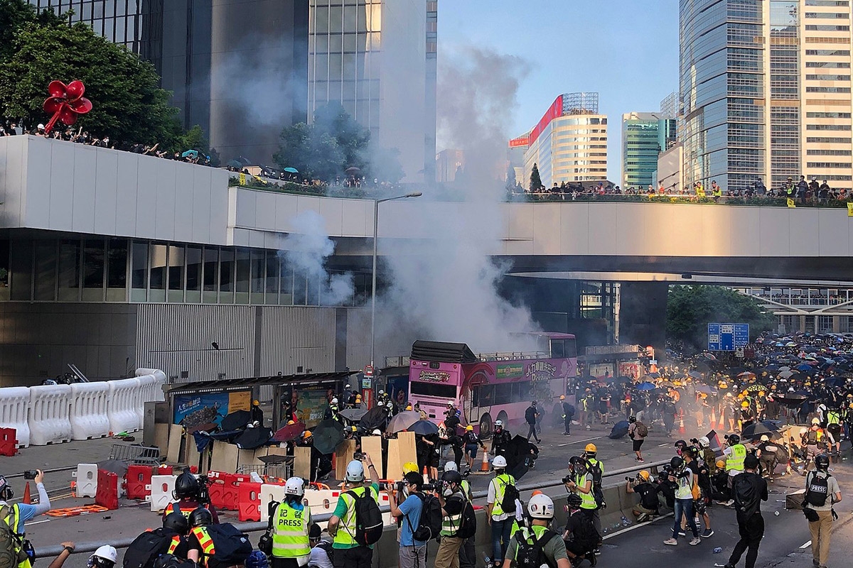 Generalstreik in Hongkong