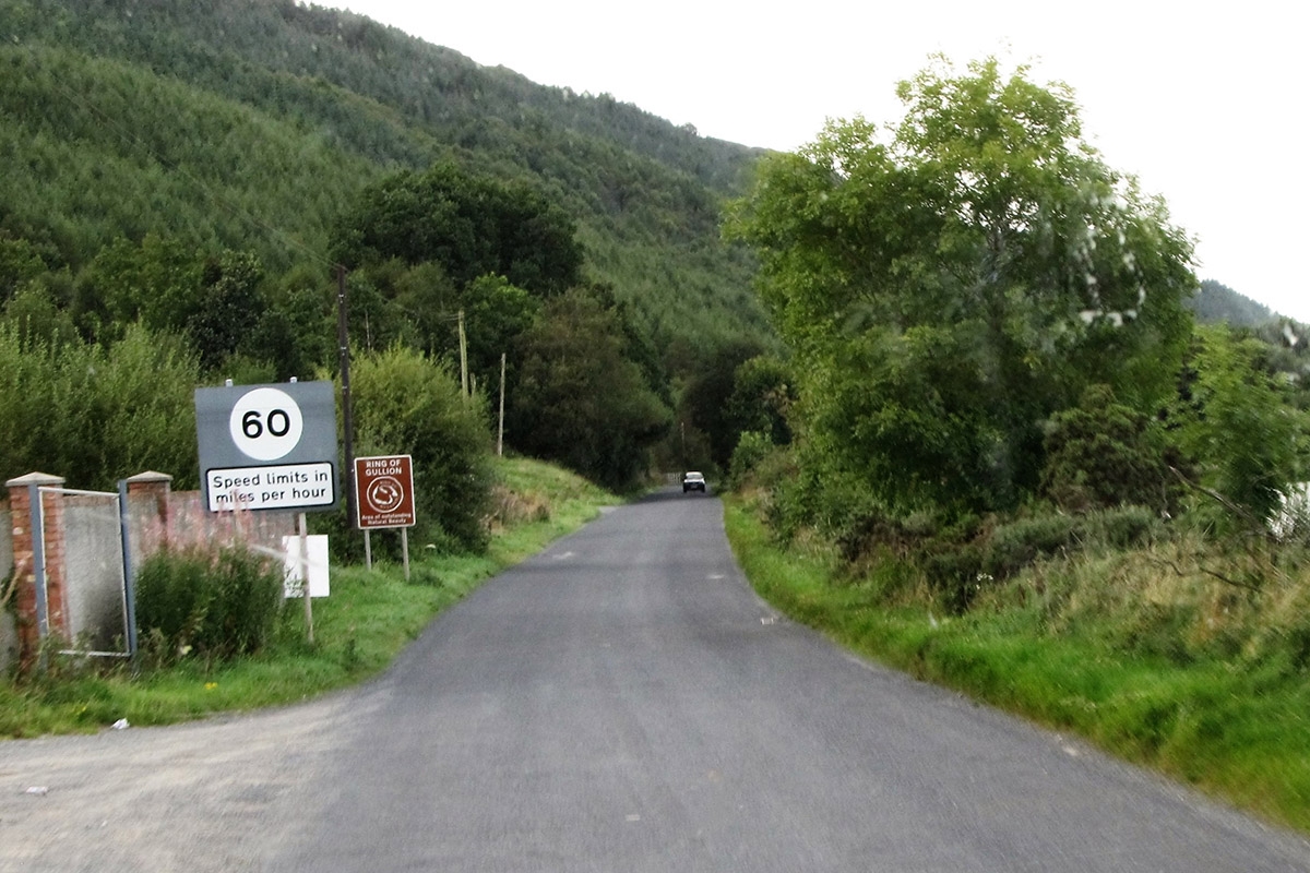 Grenze zwischen Nordirland und der Republik Irland