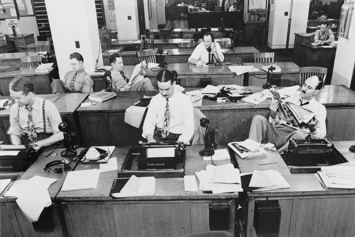 Newsroom New york Times 1942