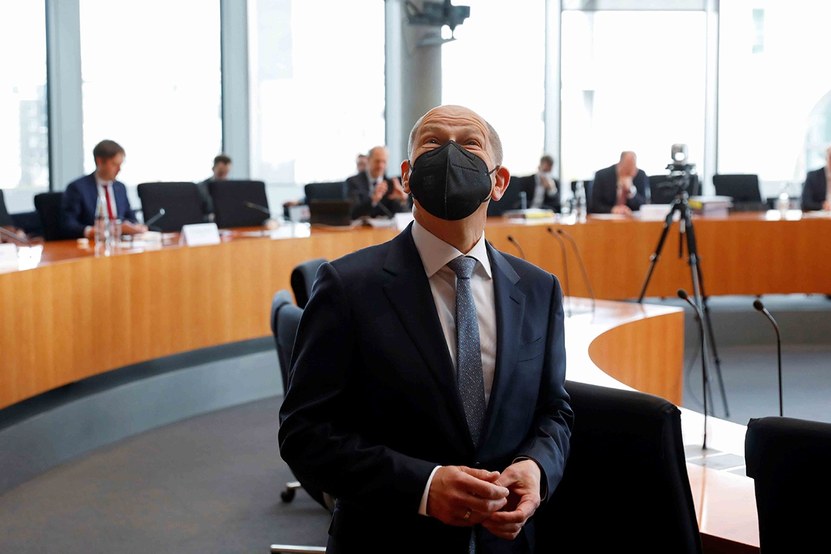 Olaf Scholz äußerte sich nicht in der Bundestagsdebatte zum Bericht des Wirecard-Untersuchungsausschusses