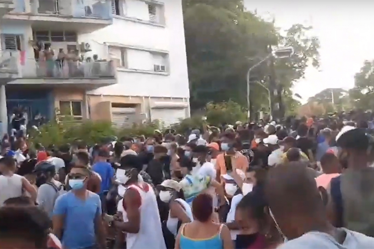 Proteste in Kuba am 11. Juli 2021