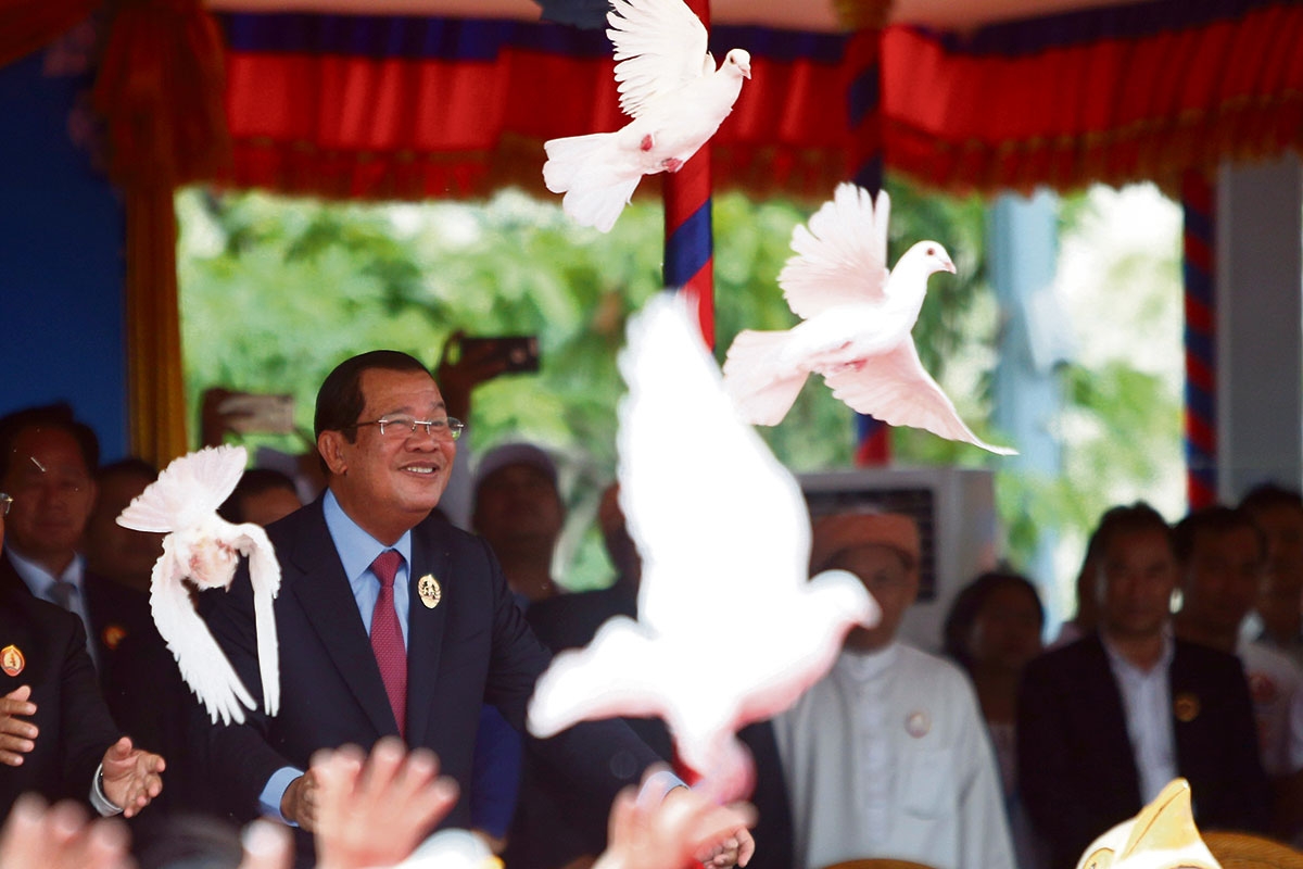 Hun Sen bei der Feier zum Jahrestag der Gründung der KPK 2019