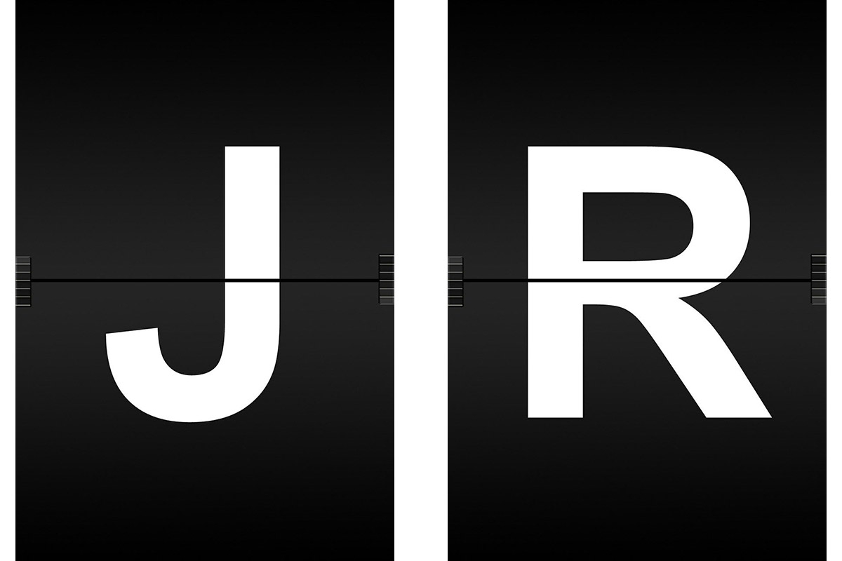Buchstaben J und R