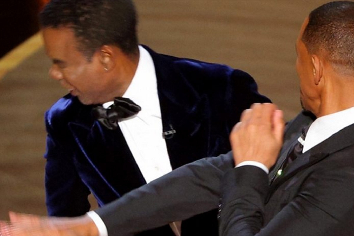 Will Smith ohrfeigt Moderator Chris Rock bei der Oscar-Verleihung am Sonntag