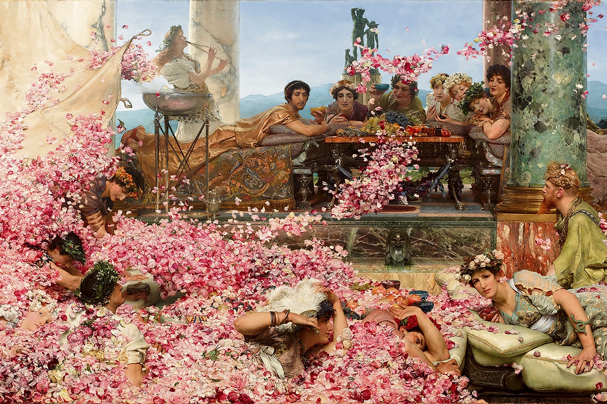 Lawrence Alma-Tadema: »Die Rosen des Heliogabalus«, 1888