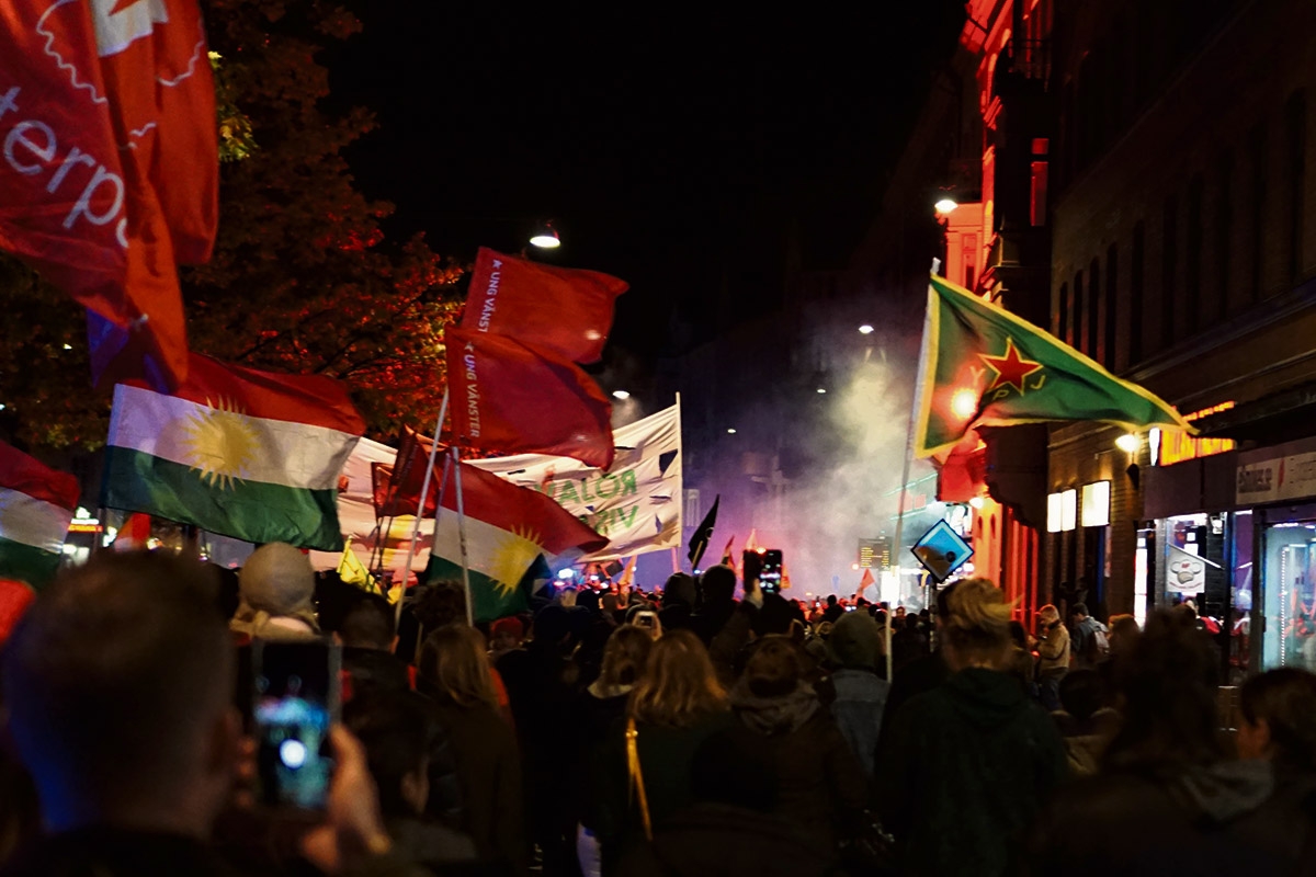 Prokurdische Demonstration in Malmö