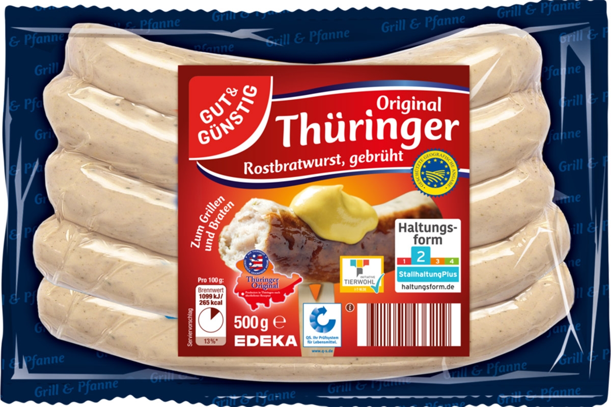 Bratwurst aus Thüringen
