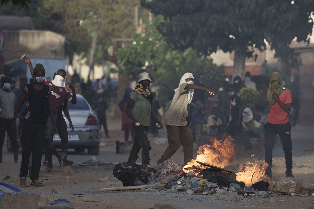 Protest in der senegalesischen Hauptstadt Dakar, 3. Juni