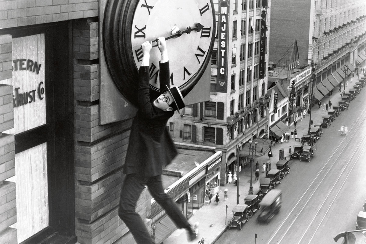 Harold Lloyd im Stummfilm »Safety Last!«