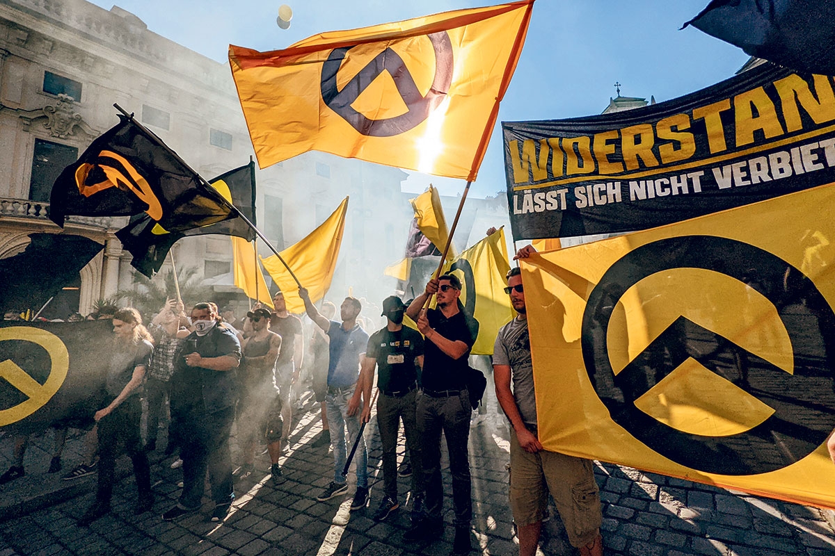 Demonstration der Identitären Bewegung in Österreich, 2021
