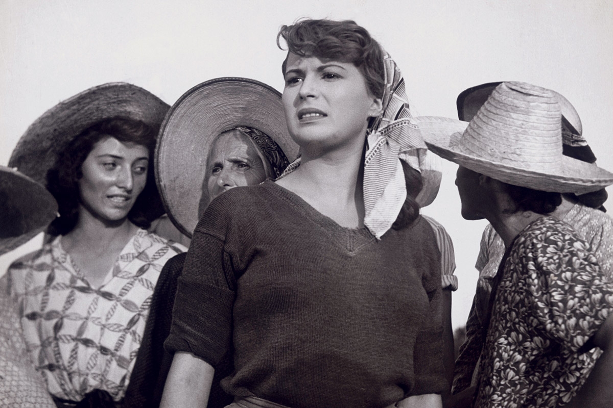 Szene aus Guiseppe De Santis’ »Bitterer Reis« (1949) mit Silvana Mangano