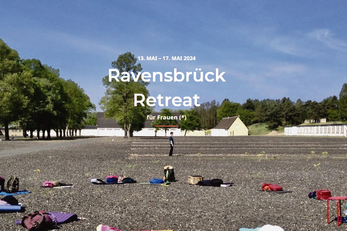 Screenshot der Website ravensbrueck-retreat.org
