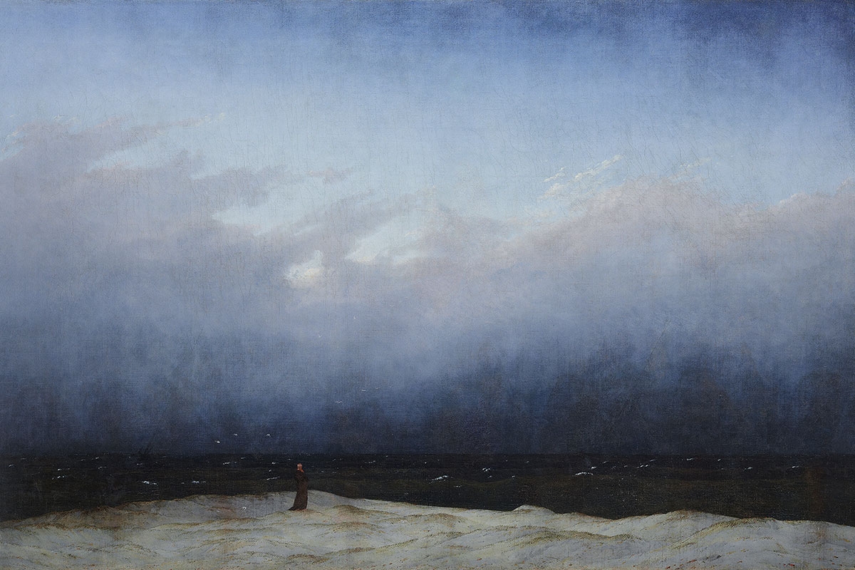 Kann hier ohne störende Besucher betrachtet werden: Caspar David Friedrichs »Mönch am Meer«