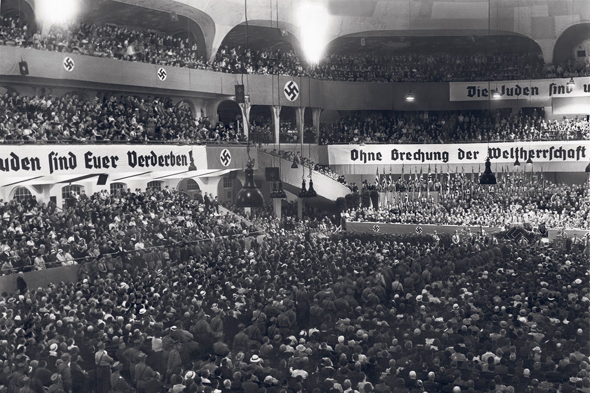 Rede Julius Streichers im Sportpalast Berlin 1935
