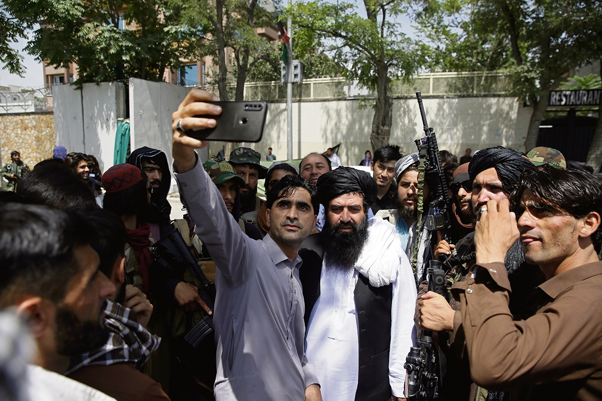 Taliban machen ein Selfie