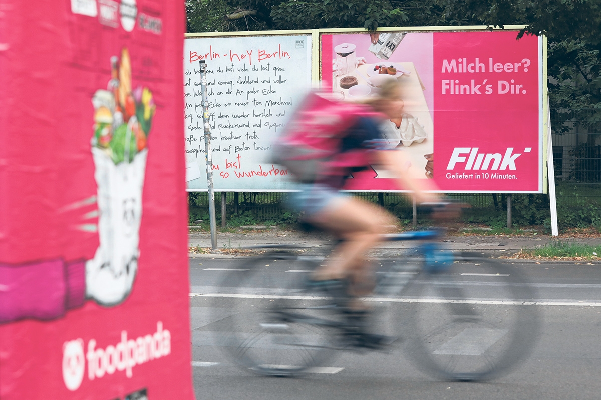 Flink Werbung in Berlin