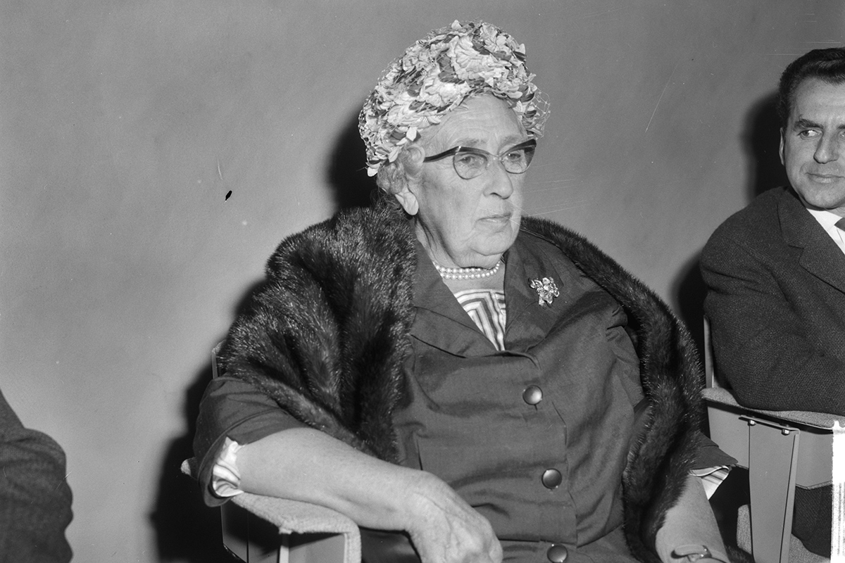 Agatha Christie 1964 in den Niederlanden