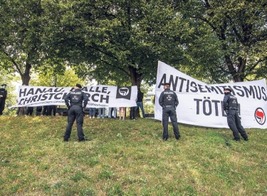 Protest gegen Coronarebellen in München