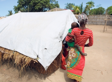 Geflüchtetencamp in Cabo Delgado