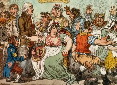 Karikatur von James Gillray, 1802