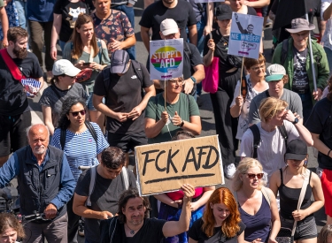 Keine Lust auf braune Dominanz. Am Samstag demonstrierten Zehntausende gegen den Parteitag der AfD in Essen