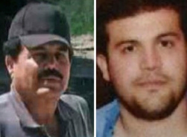 Ismael »El Mayo« Zambada (l.) und Joaquín Guzmán López, Sohn von »El Chapo«