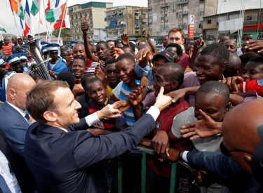 Macron Abidjan