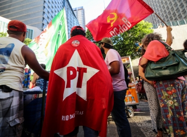 Luiz Inácio Lula da Silva Proteste gegen das Urteil