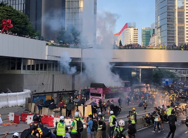 Generalstreik in Hongkong