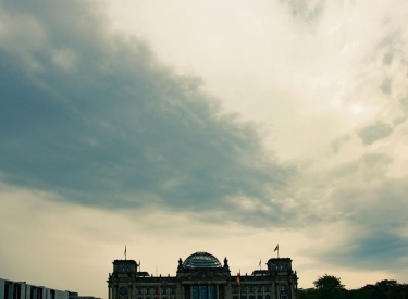 Himmel über Reichstag