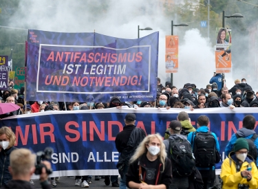Demonstration in Leipzig