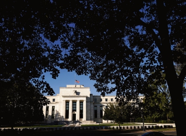 Das Hauptquartier der US-Zentralbank Federal Reserve in Washington, D.C.