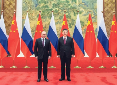 Wladimir Putin und Xi Jinping in Peking