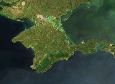 Satellitenbild der Krim