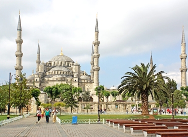 Sultan-Ahmed-Moschee mit Parkgelände