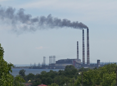 Kohlekraftwerk in Burschtyn 