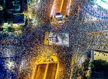 In Tel Aviv demonstrierten am 17. Juni 100.000 Menschen gegen die geplante Justizreform