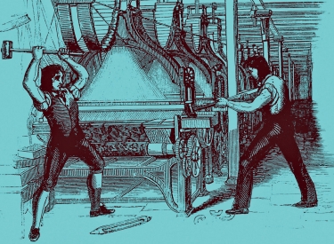 Zerstörung eines Webstuhls (1812)