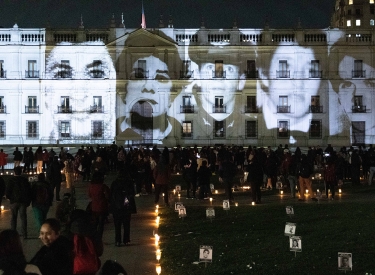 Erinnern an die Opfer der Militärdiktatur, 30. August, Santiago de Chile