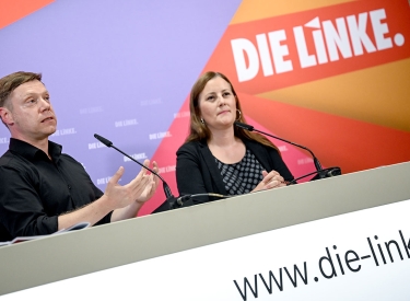 Martin Schirdewan und Janine Wissler, die beiden Bundesvorsitzenden der Partei »Die Linke«