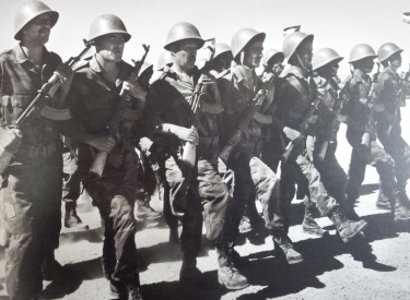 Militärparade der Frente Polisario, 1980