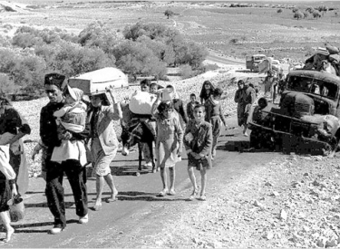 Palästinensische Flüchtlinge aus Galiläa, 1948